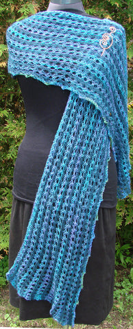 YarnFlower Whisper & Mulberry Wrap Pattern