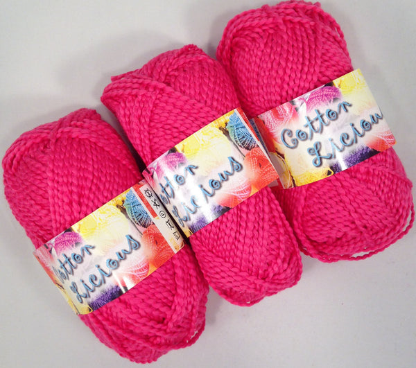 CottonLicious Hot Pink 10 Ball Pack