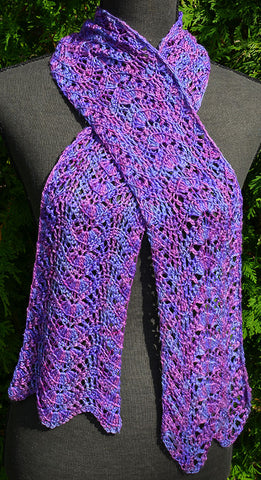 Silk Crochet Scarf Pattern